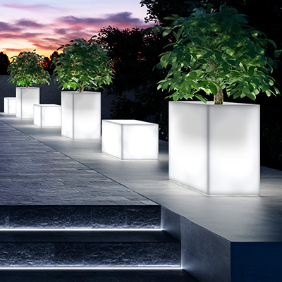 ライト付きプランター