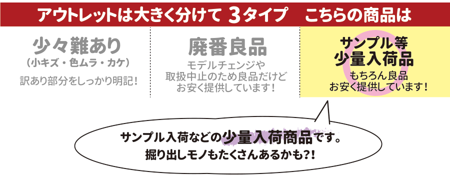 サンプル入荷品