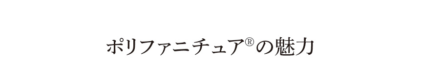 ポリファニチュアの魅力