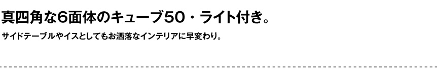 ライト【キューブ50屋内】