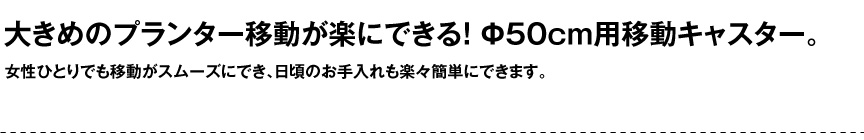 レチューザ【丸キャスター50】