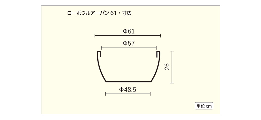 ローボウルアーバン61