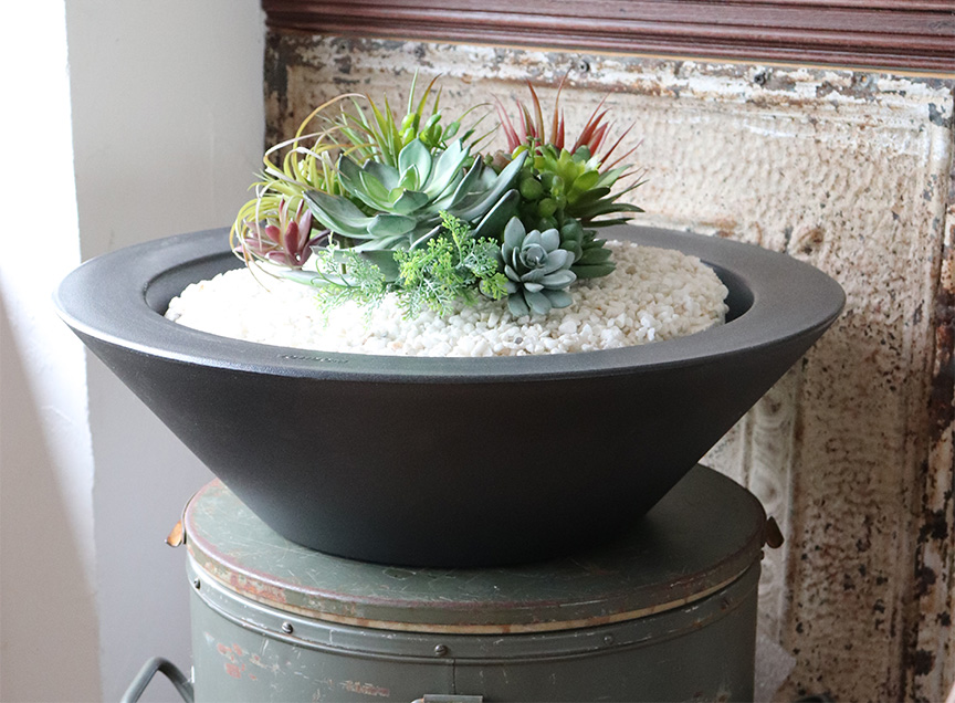 セントロ・シングル φ60cm H18cm スペイン製デザイナーズプランター VN-40860A 送料無料 樹脂製 大型 浅鉢 観葉植物 フラワーポット 丸 植木鉢 屋外 おしゃれ シンプルモダンプランターセントロ・シングル プラスチック